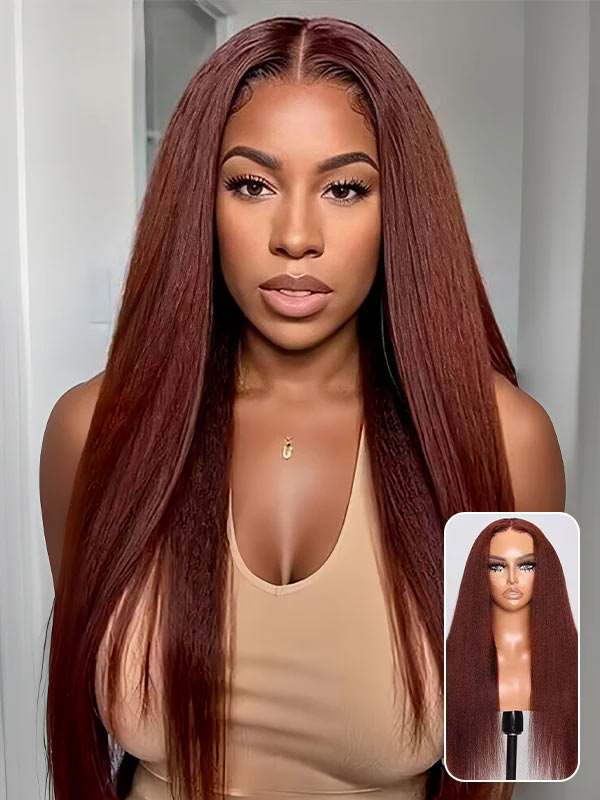 Natural-Looking Kinky Straight Wig