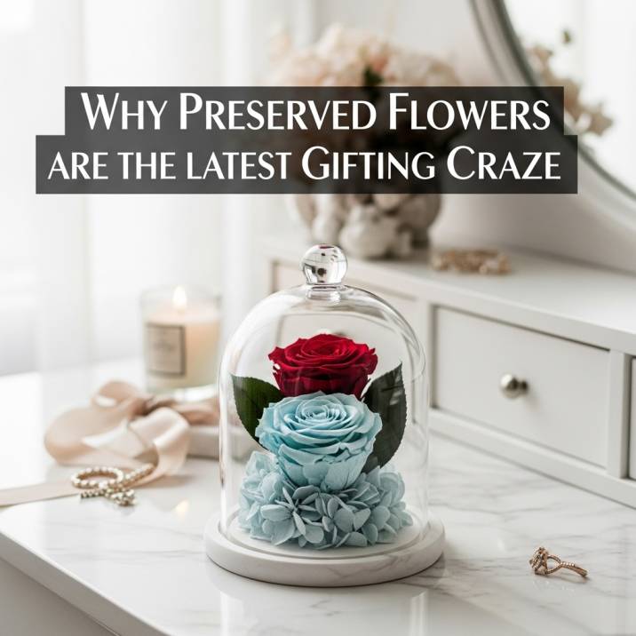 Flores preservadas: la nueva moda en regalos