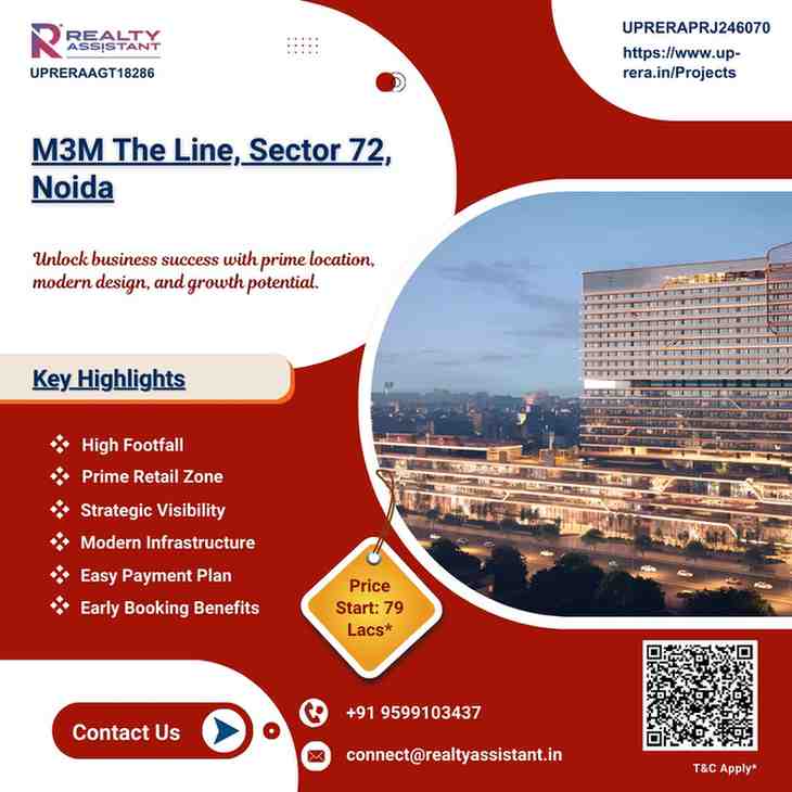 M3M The Line: Redefining Noida’s Commercial Future