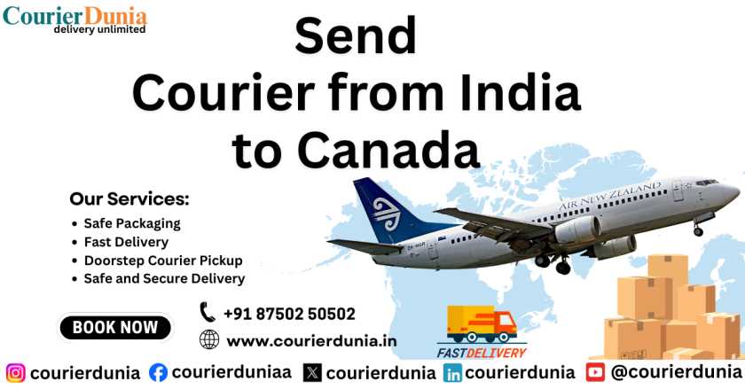 Send International Courier from India to Canada