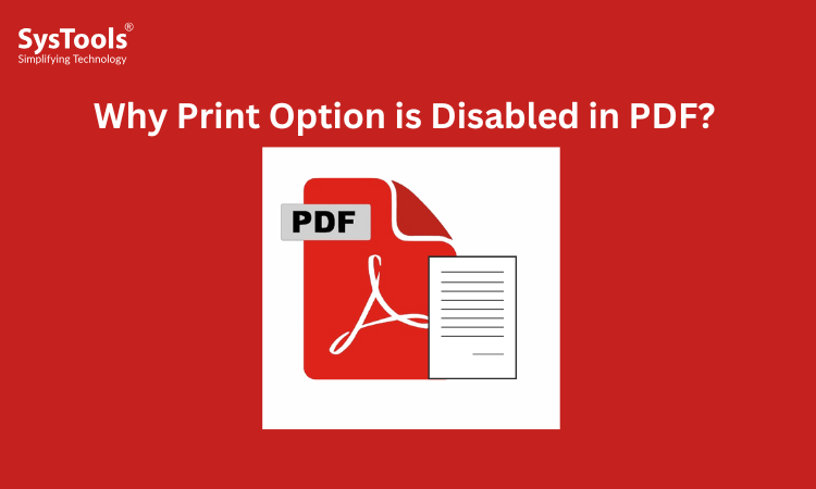 Why Print Option is Disabled in PDF? Quick Fixes