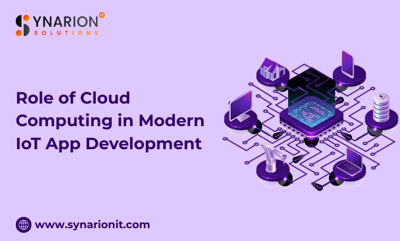 Role of Cloud Computing in Modern IoT App Development