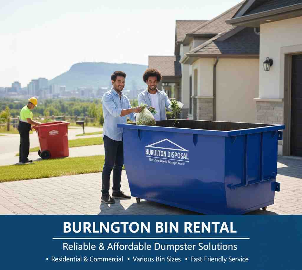 Simple Disposal Bin Rentals for Burlington Cleanups