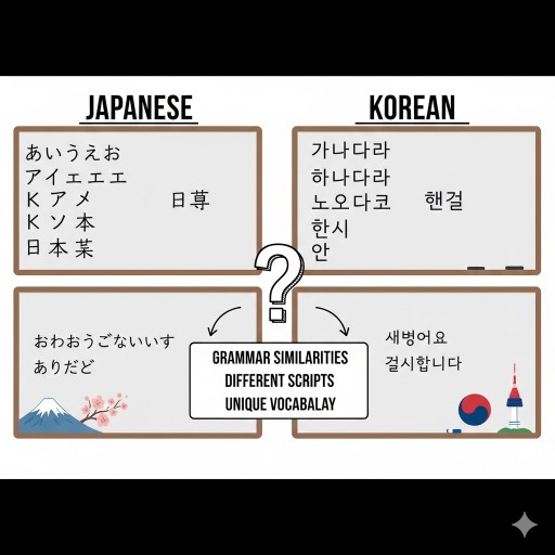 A Complete Comparison of Japanese and Korean Languages