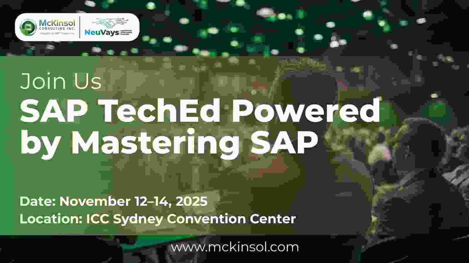 McKinsol at SAP TechEd Powered by Mastering SAP 2025