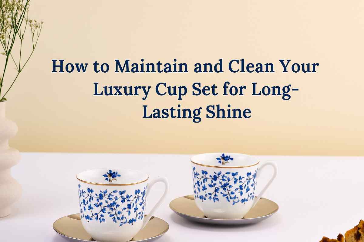 How to Maintain and Clean Your Luxury Cup Set