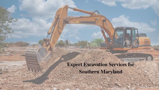 Expert Excavation Services for Southern Maryland
