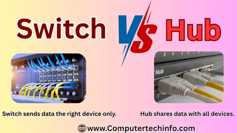 Switch and Hub Difference in Computer Network
