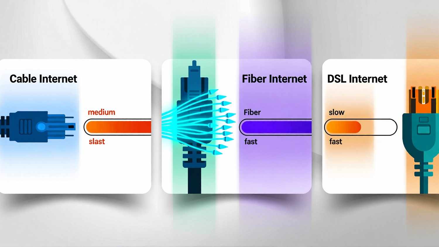 DSL vs. Cable vs. Fiber: What’s the Difference?