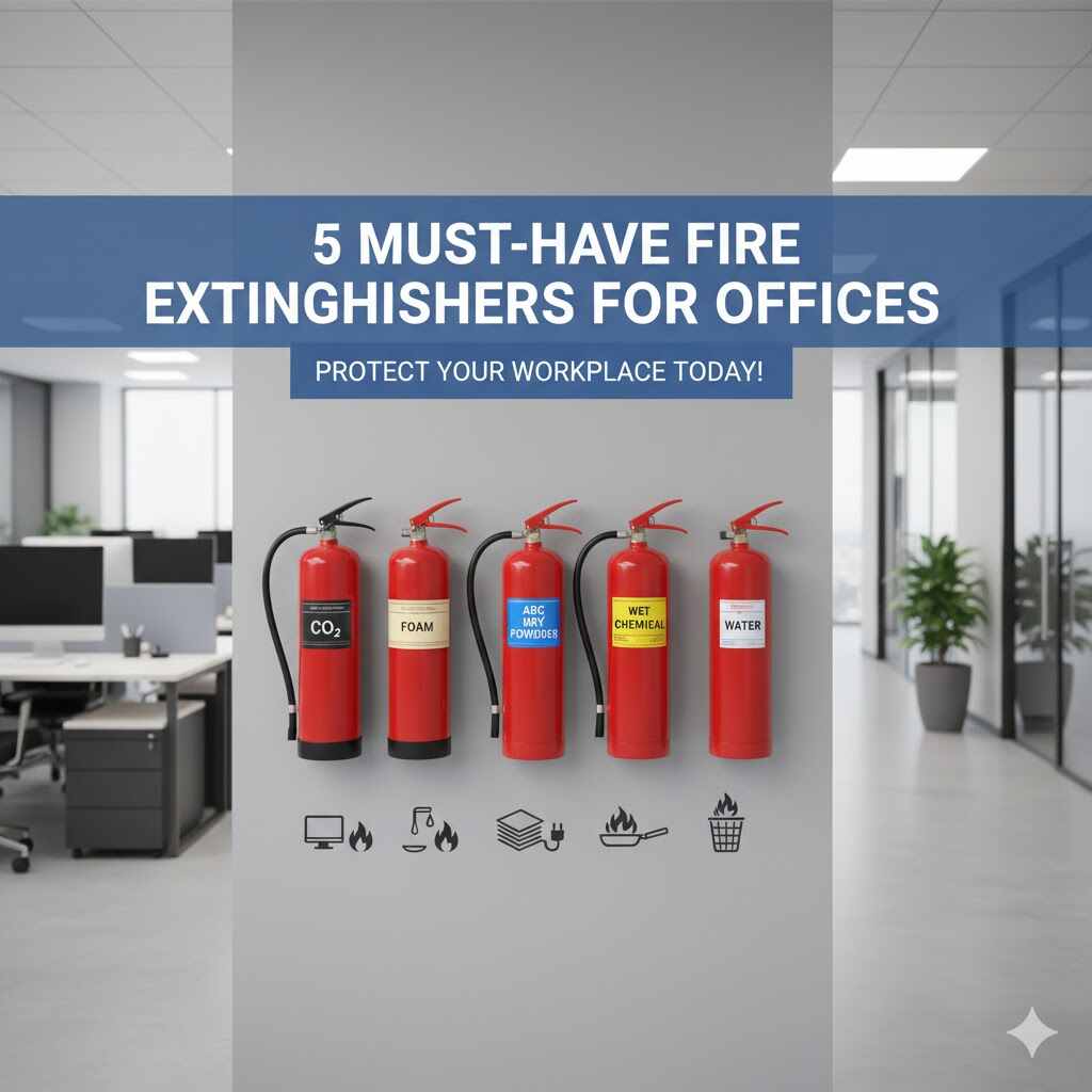 5 Must-Have Fire Extinguishers for Offices
