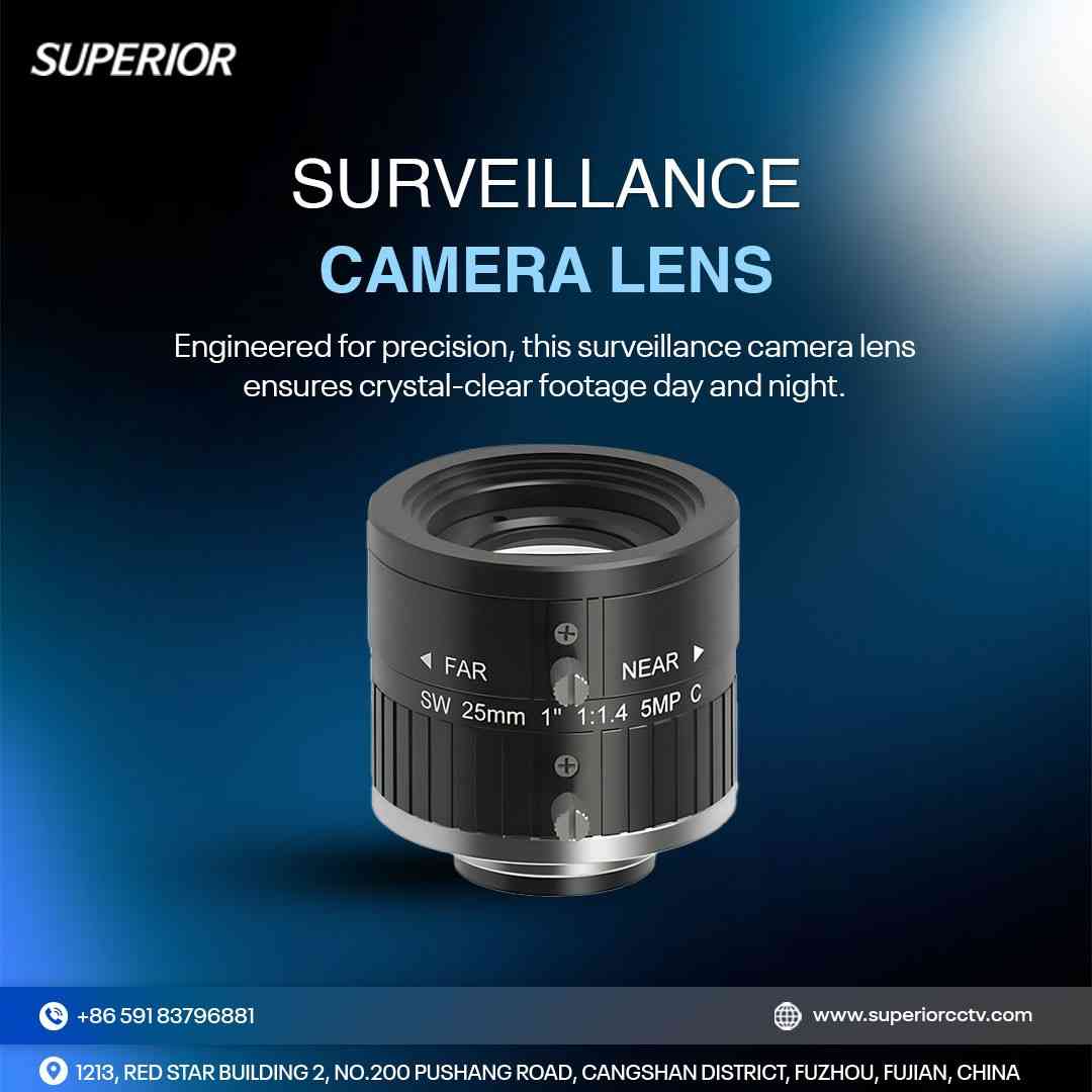 Surveillance With Best CCTV Lens Manufacturers