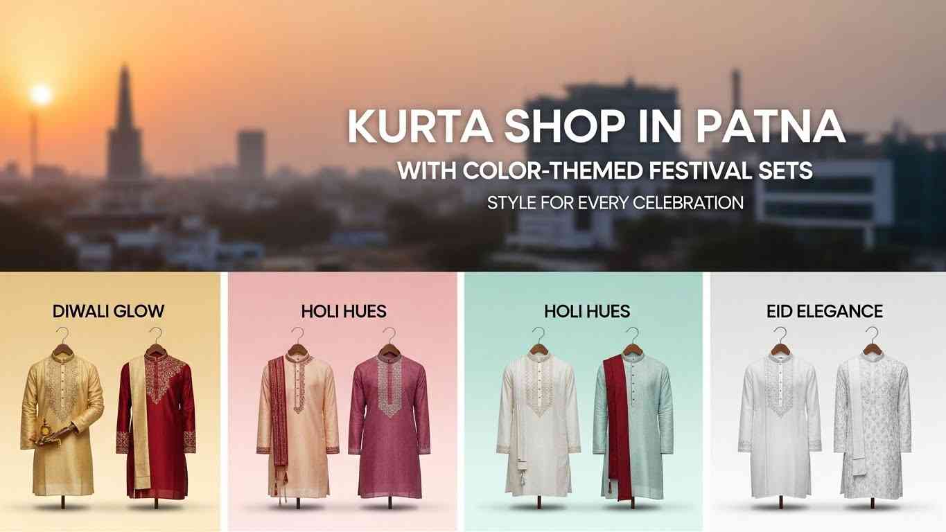 Kurta Shop in Patna With Color-Themed Festival Sets