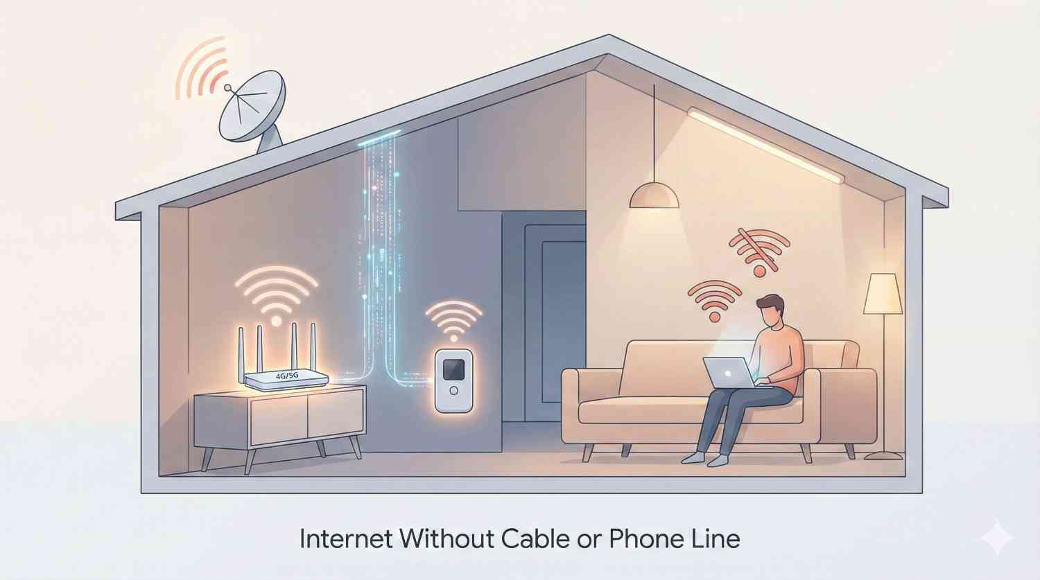 How to Get Internet Without Cable or Phone Line?