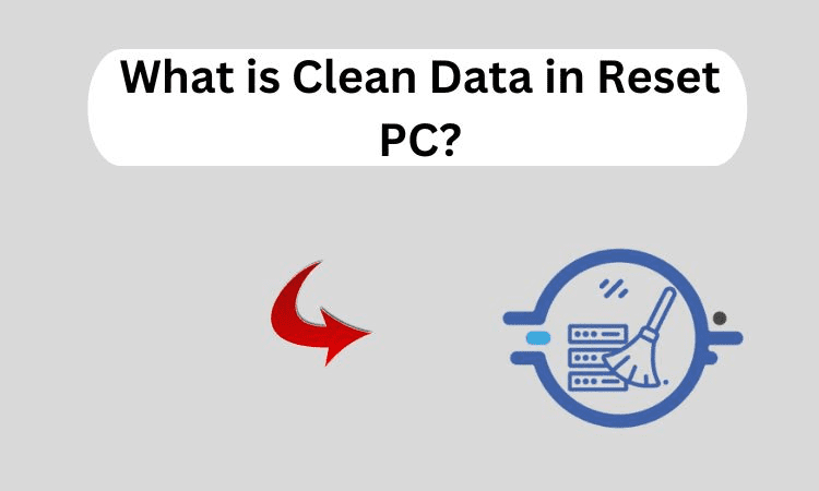 What is Clean Data in Reset PC?