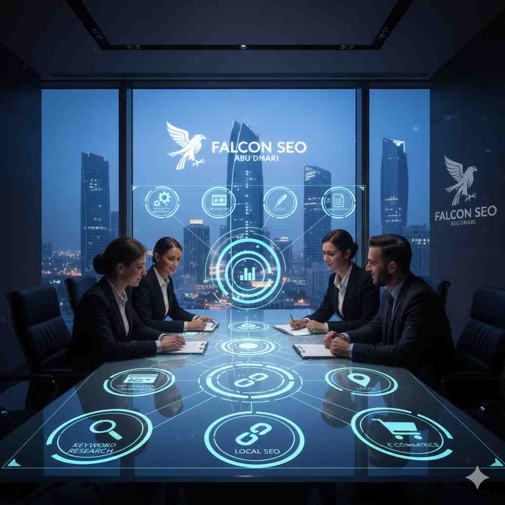What services does an Abu Dhabi SEO company offer?