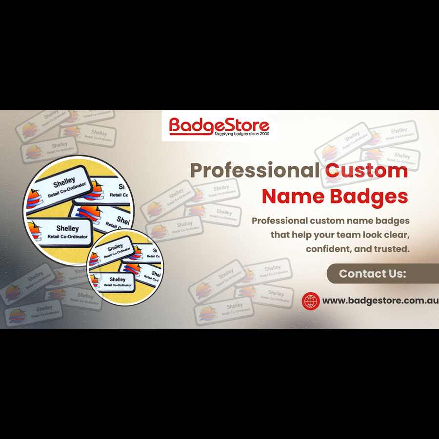 Why Acrylic Name Badges Suit Modern Businesse