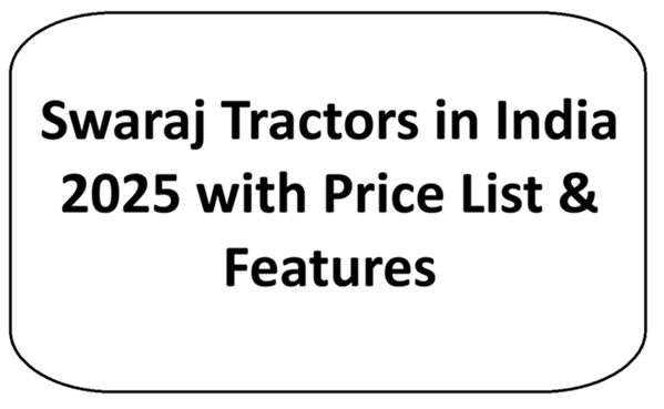 Swaraj Tractors in India 2025 with Price List