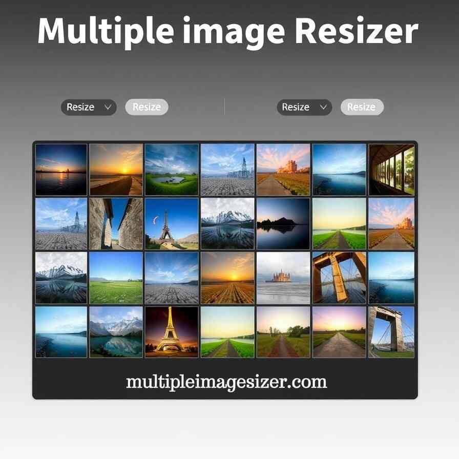 Multi Image Resizer for Free