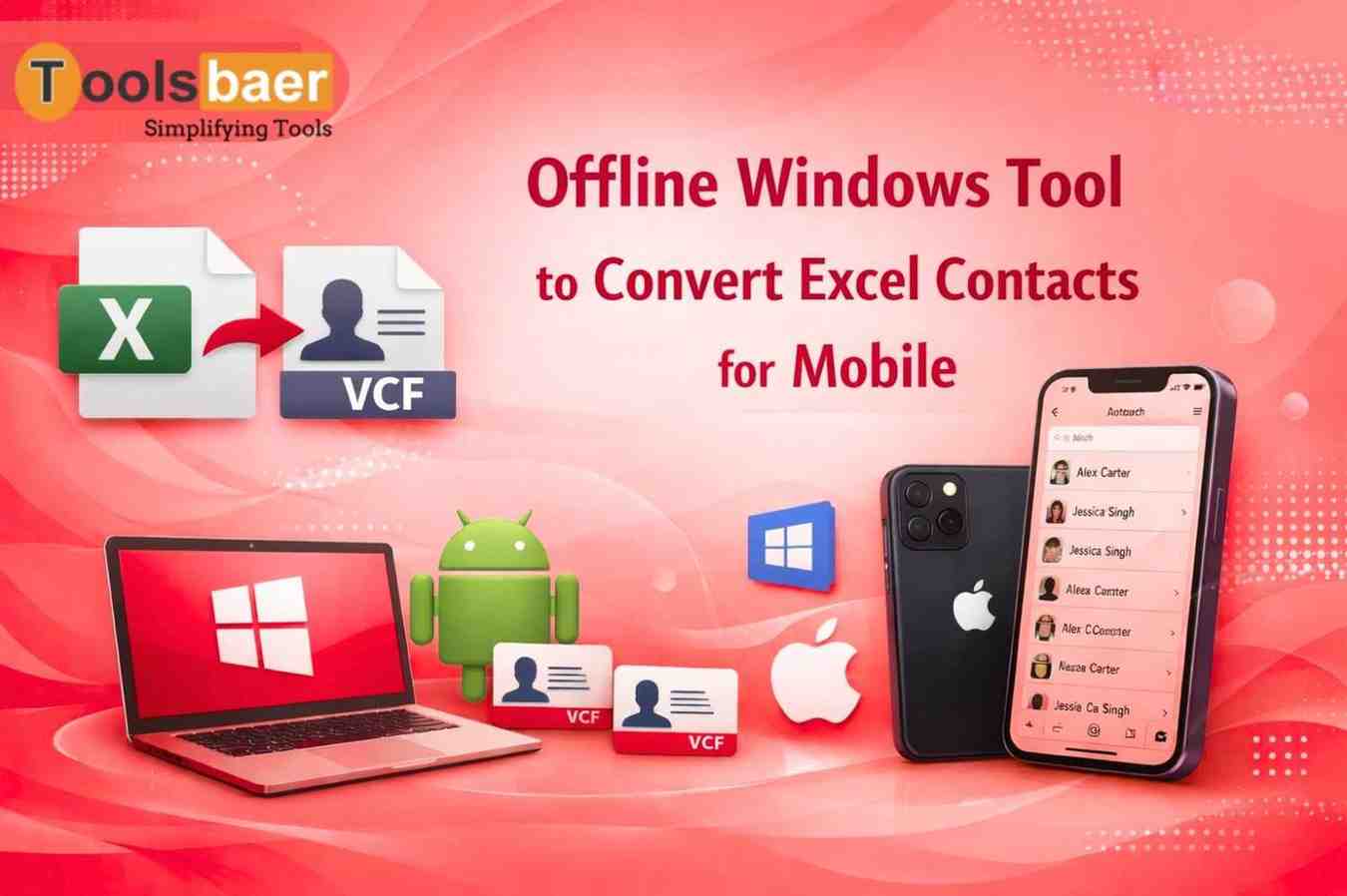 Offline Windows Tool for Excel Contacts