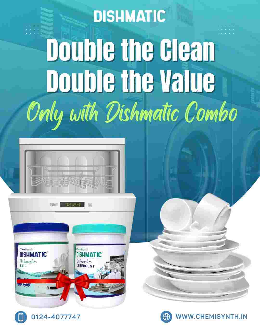 The Smart Dishwasher Detergent and Salt Combo Pack