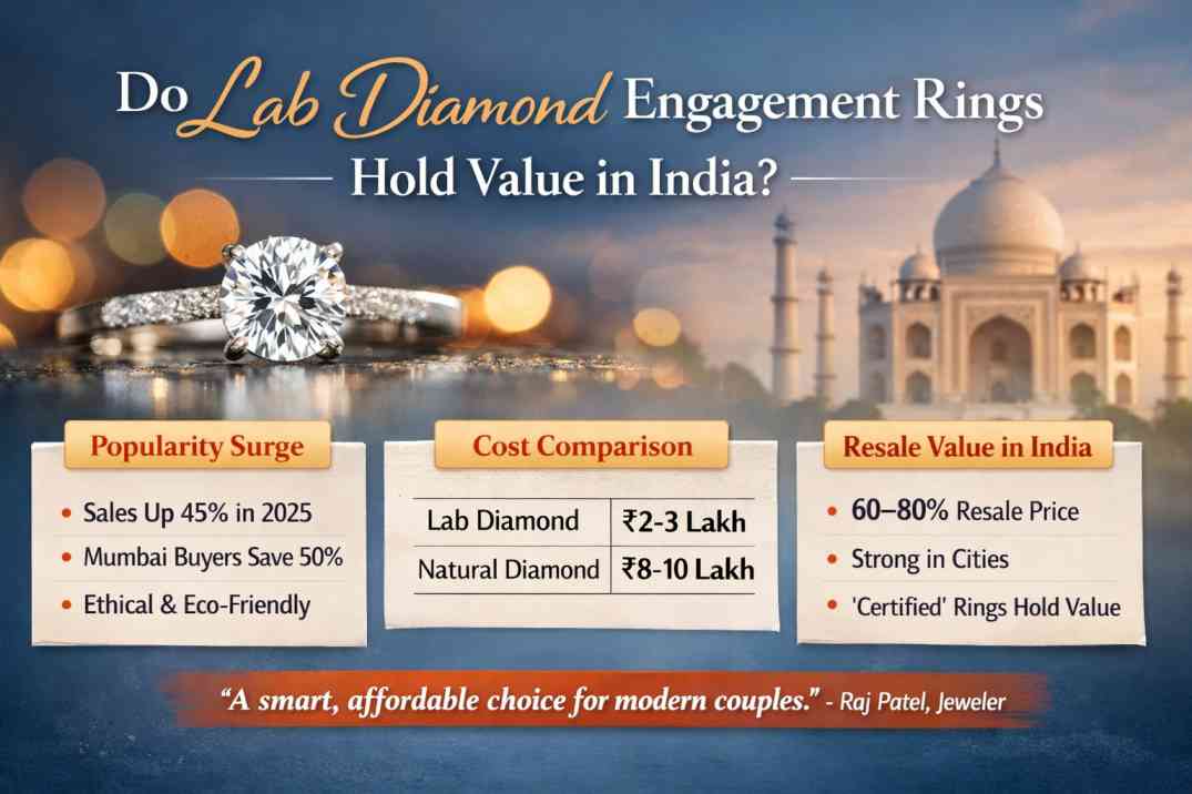 Do Lab Diamond Engagement Rings Hold Value in India?