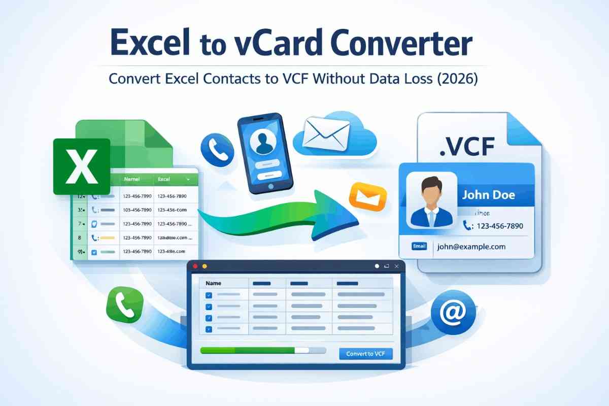 Convert Excel Contacts to VCF Without Data Loss (2026)