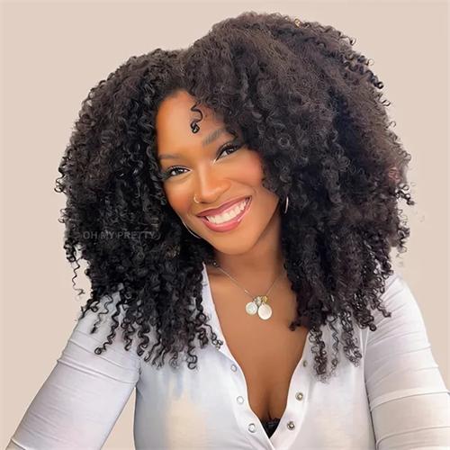 Kinky Curly vs. Afro Curly Half Wigs