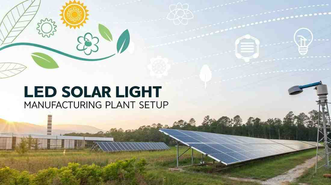 LED Solar Light Manufacturing Plant Setup