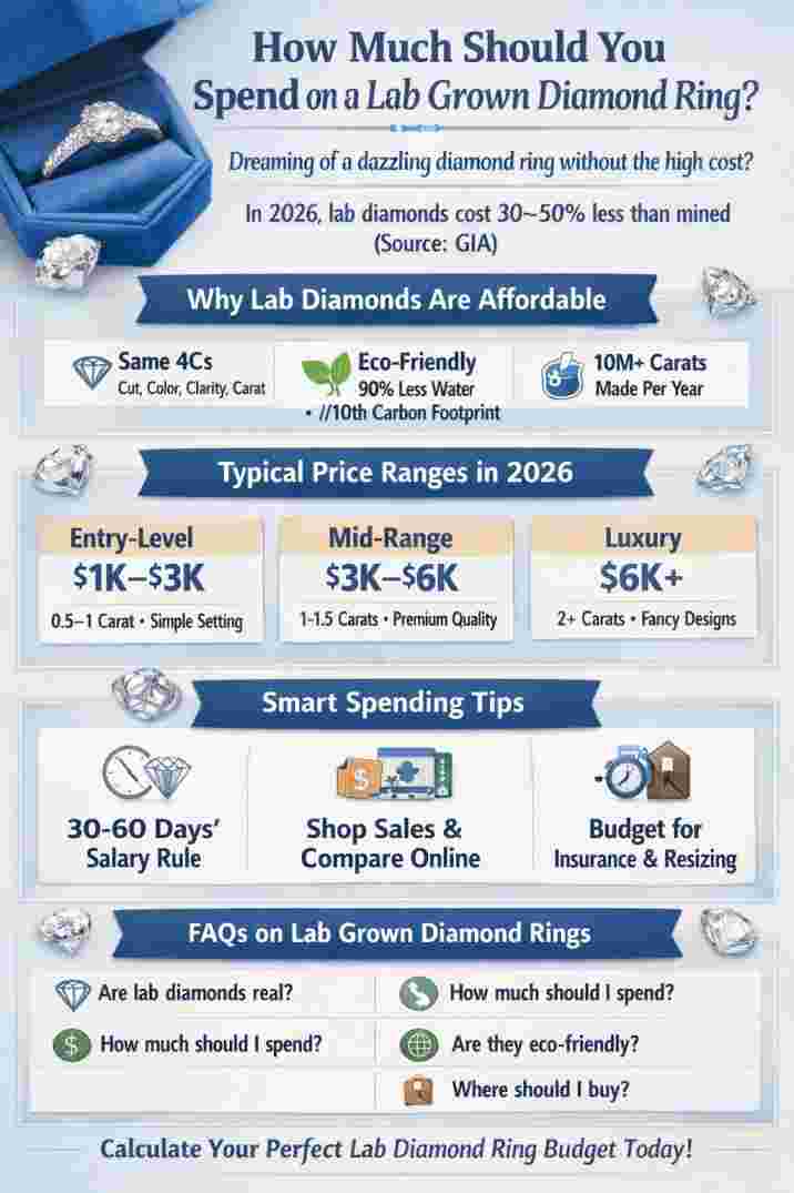 How Much Should You Spend on a Lab Grown Diamond Ring?