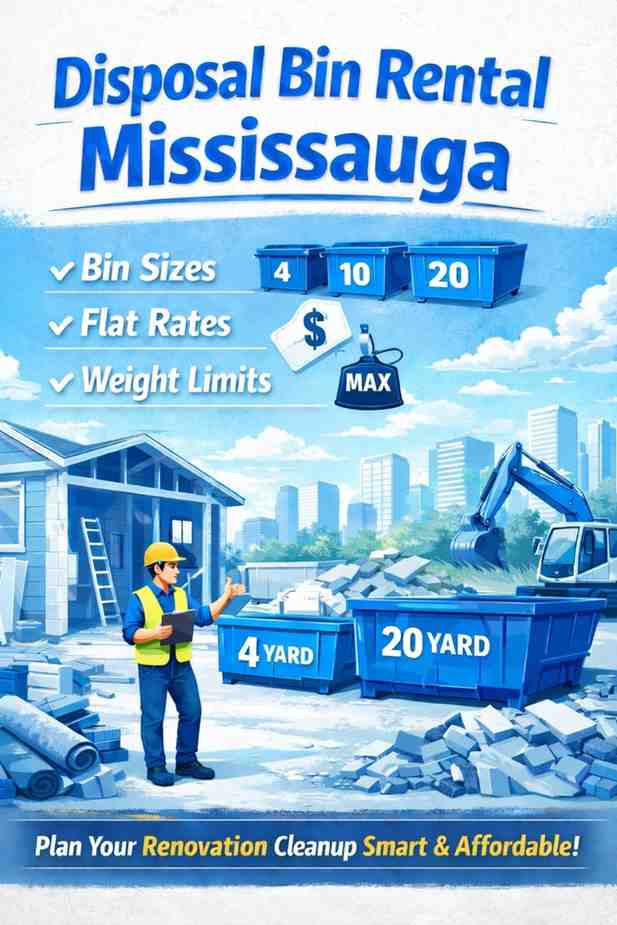 Disposal Bin Rental Mississauga: Sizes & Rates