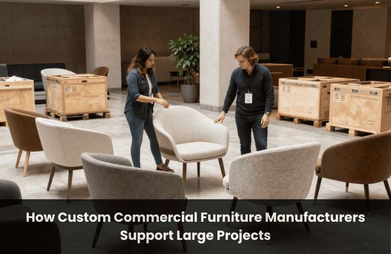 Commercial Furniture Manufacturers Support big Projects