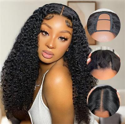 Why Black Women Love Kinky Curly U Part & Half Wigs