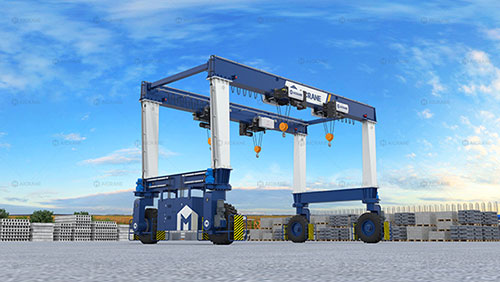 Modular Structural Design of RTG Gantry Cranes