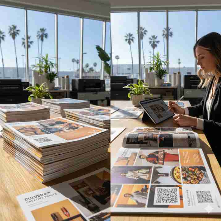 Postcard Printing Options in Culver City