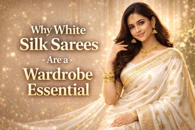 Why White Silk Sarees Are a Wardrobe Essential