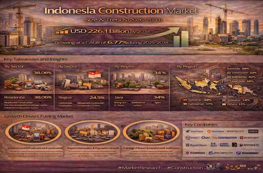 Indonesia Construction Market Size, Share & Report 2033
