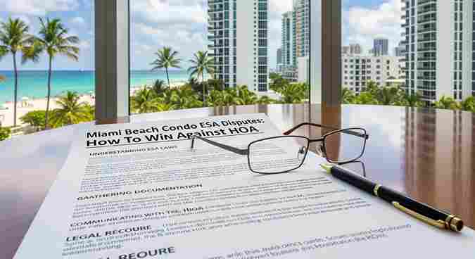 Miami Beach Condo ESA Disputes: How to Win Against HOA
