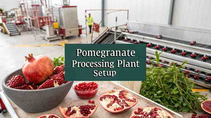 Pomegranate Processing Plant Setup Cost & Investment