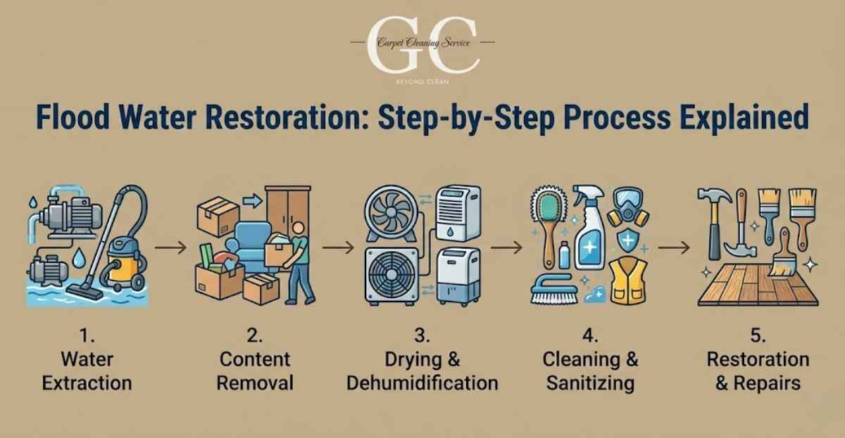 Flood Water Restoration: Step-by-Step Process Explained