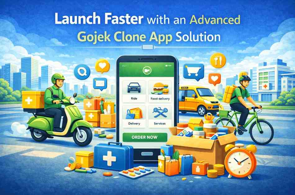 Launch Faster with an Advanced Gojek Clone App Solution
