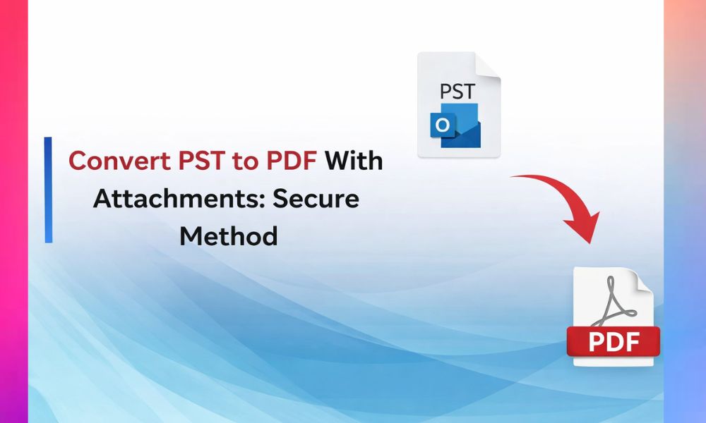 Convert PST to PDF With Attachments: Secure Method