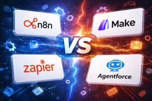 n8n vs Make vs Zapier vs Agentforce Which is Best Tool
