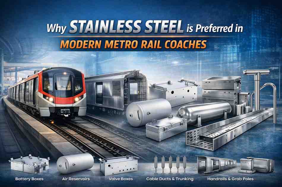 Why Stainless Steel is Preferred in Metro Rail Coaches