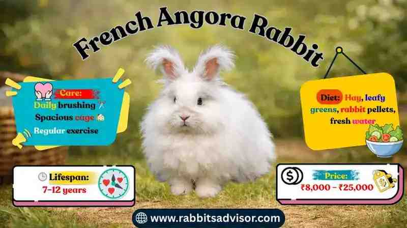 French Angora Rabbit Lifespan, Colors, Diet, Cost/Price