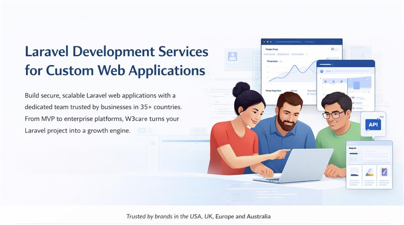 Laravel development services W3care