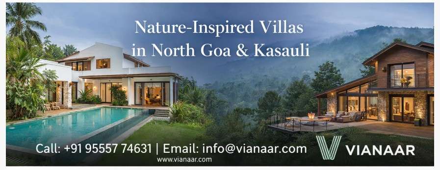 Nature-Inspired Villas in North Goa & Kasauli