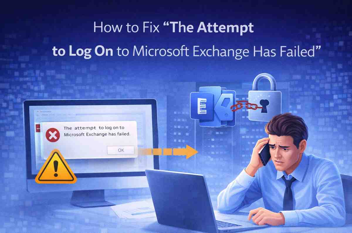 Fix “Log On to Exchange Has Failed” Error