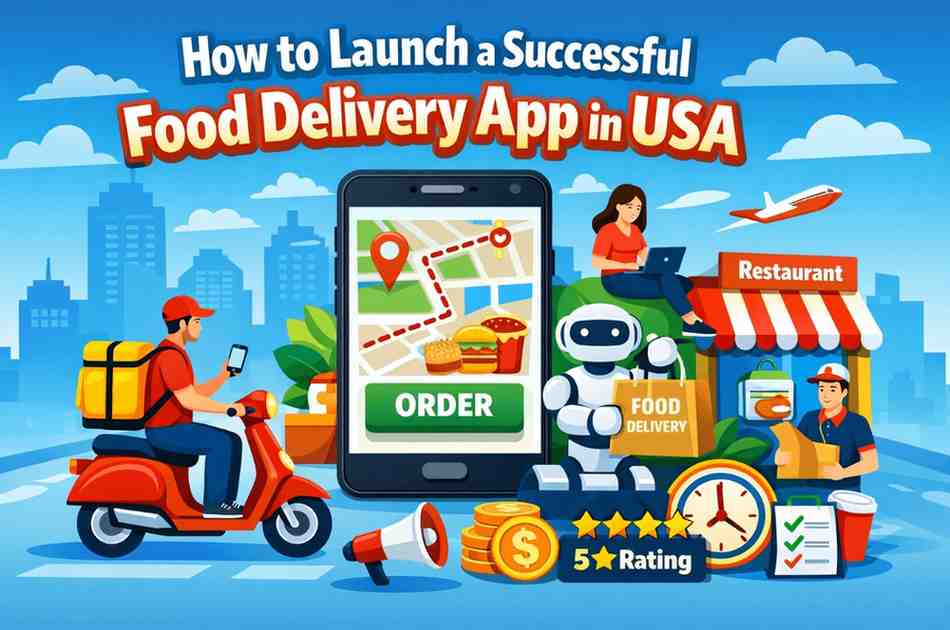 How to Launch a Successful Food Delivery App in USA