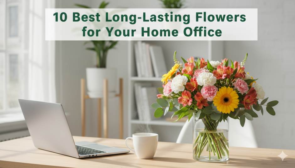 10 Best Long-Lasting Flowers for Your Home Office