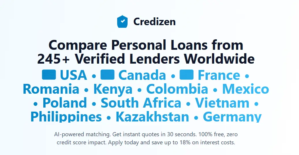 Credizen: AI-Powered Loan Comparison for Smarter Borrowing